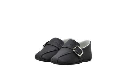 Imagem de Sapatinho de Bebê Bicho de Pé - Sapato Social Masculino com Fivela  - Sintético - Chocolate