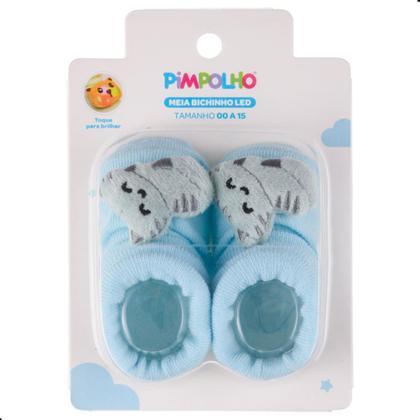 Imagem de Sapatinho Meia Bichinhos Com Led 00-15 Inverno Menino