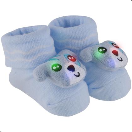Imagem de Sapatinho Meia Bichinhos Com Led 00-15 Inverno Menino