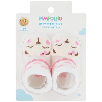 Imagem de Sapatinho Meia Bichinhos Com Led Menino Menina Recém Nascido - Pimpolho