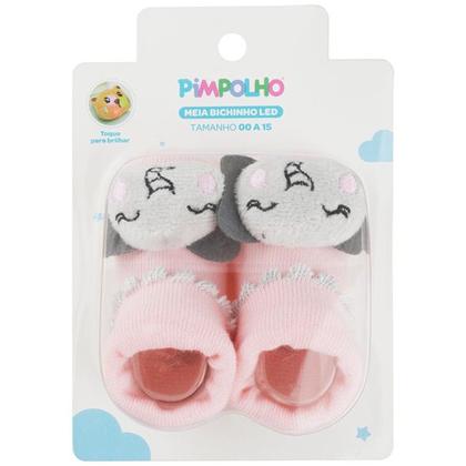 Imagem de Sapatinho Meia Bichinhos Com Led Menino Menina Recém Nascido - Pimpolho