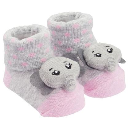 Imagem de Sapatinho Meia Bichinhos Com Led Menino Menina Recém Nascido - Pimpolho