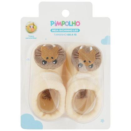 Imagem de Sapatinho Meia Bichinhos Com Led Menino Menina Recém Nascido - Pimpolho