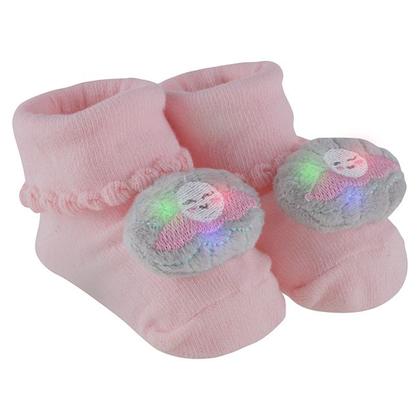 Imagem de Sapatinho Meia Bichinhos Com Led Menino Menina Recém Nascido - Pimpolho