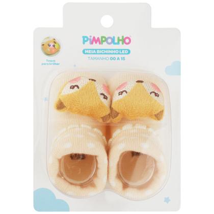 Imagem de Sapatinho Meia Bichinhos Com Led Menino Menina Recém Nascido - Pimpolho