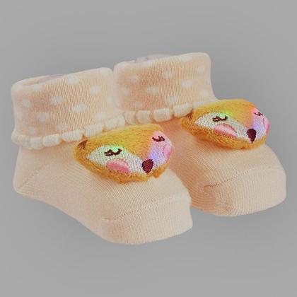 Imagem de Sapatinho Meia Bichinhos Com Led Menino Menina Recém Nascido - Pimpolho