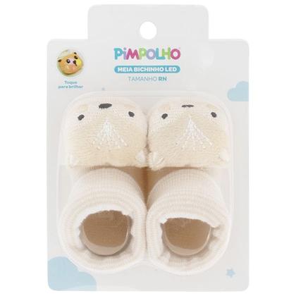 Imagem de Sapatinho Meia Bichinhos Com Led Menino Menina Recém Nascido - Pimpolho
