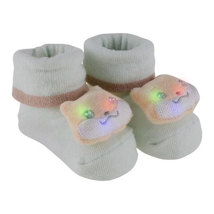 Imagem de Sapatinho Meia Bichinhos Com Led Menino Menina Recém Nascido - Pimpolho