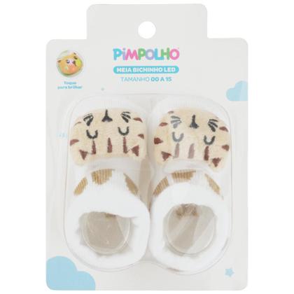 Imagem de Sapatinho Meia Bichinhos Com Led Menino Menina Recém Nascido - Pimpolho