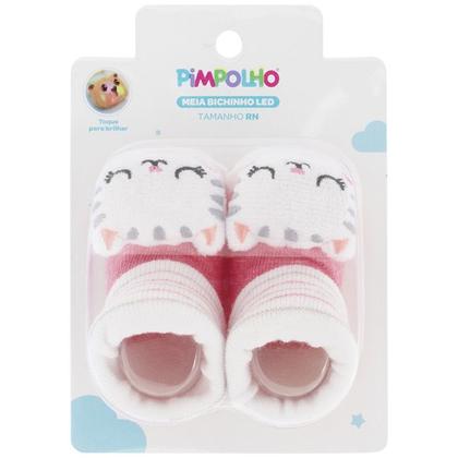 Imagem de Sapatinho Meia Bichinhos Com Led Menino Menina Recém Nascido - Pimpolho