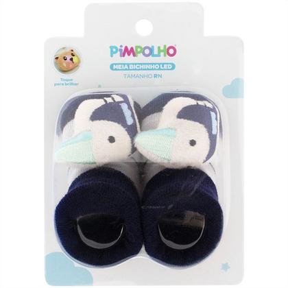 Imagem de Sapatinho Meia Bichinhos Com Led Menino Menina Recém Nascido - Pimpolho
