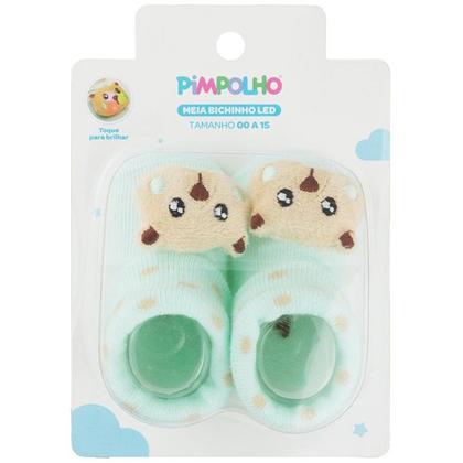 Imagem de Sapatinho Meia Bichinhos Com Led Menino Menina Recém Nascido - Pimpolho