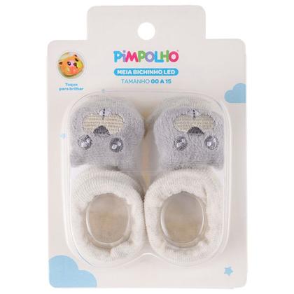Imagem de Sapatinho Meia Bichinhos Com Led Menino Menina Recém Nascido Pimpolho