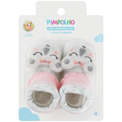 Imagem de Sapatinho Meia Bichinhos Com Led Menino Menina Recém Nascido Pimpolho