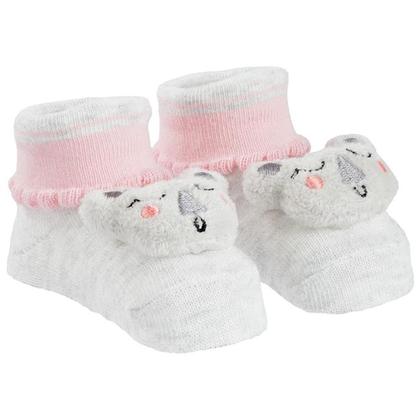 Imagem de Sapatinho Meia Bichinhos Com Led Menino Menina Recém Nascido Pimpolho