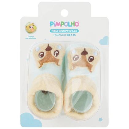 Imagem de Sapatinho Meia Bichinhos Com Led Menino Menina Recém Nascido Pimpolho
