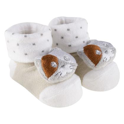 Imagem de Sapatinho Meia Bichinhos Com Led Menino Menina Recém Nascido Pimpolho