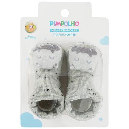Imagem de Sapatinho Meia Bichinhos Com Led Menino Menina Recém Nascido Pimpolho
