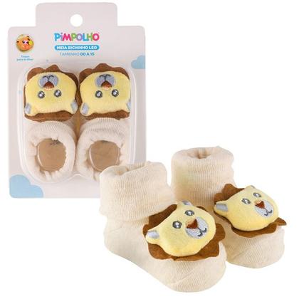 Imagem de Sapatinho Meia Bichinhos Com Led Menino Menina Recém Nascido Pimpolho