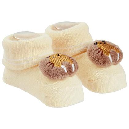 Imagem de Sapatinho Meia Bichinhos Com Led Menino Menina Recém Nascido Pimpolho