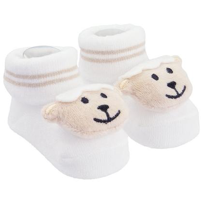 Imagem de Sapatinho Meia Bichinhos Com Led Menino Menina Recém Nascido Pimpolho