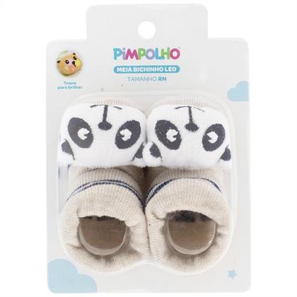 Imagem de Sapatinho Meia Bichinhos Com Led Menino Menina Recém Nascido Pimpolho