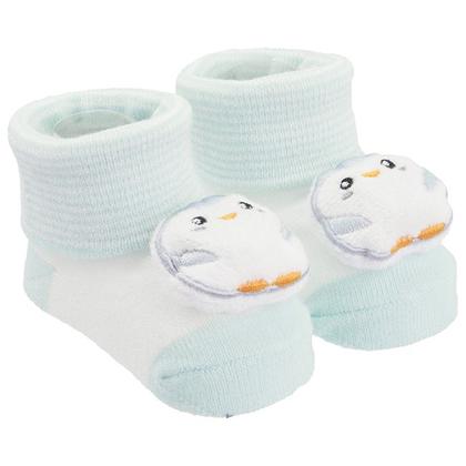 Imagem de Sapatinho Meia Bichinhos Com Led Menino Menina Recém Nascido Pimpolho