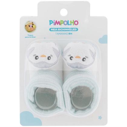 Imagem de Sapatinho Meia Bichinhos Com Led Menino Menina Recém Nascido Pimpolho