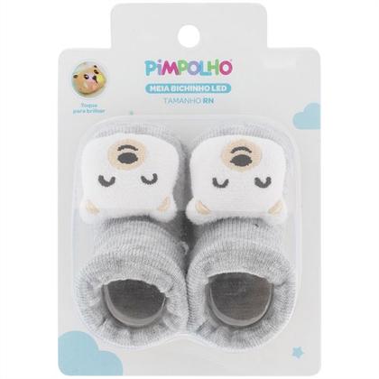 Imagem de Sapatinho Meia Bichinhos Com Led Menino Menina Recém Nascido Pimpolho