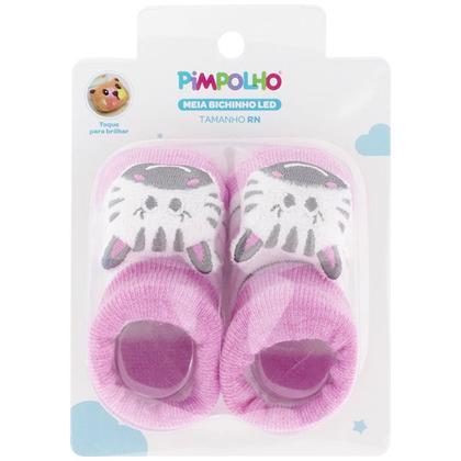 Imagem de Sapatinho Meia Bichinhos Com Led Menino Menina Recém Nascido Pimpolho