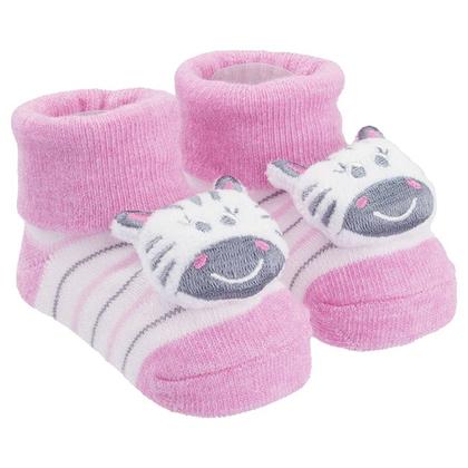 Imagem de Sapatinho Meia Bichinhos Com Led Menino Menina Recém Nascido Pimpolho