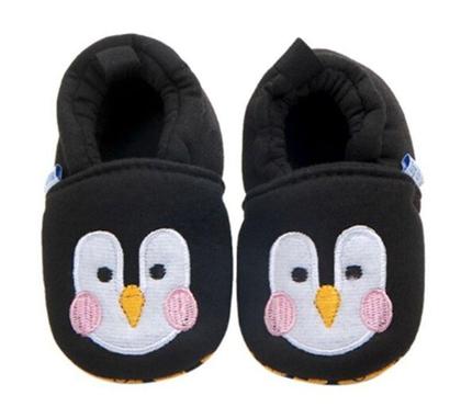 Imagem de Sapatinho Pantufa Bebê Antiderrapante Pinguim