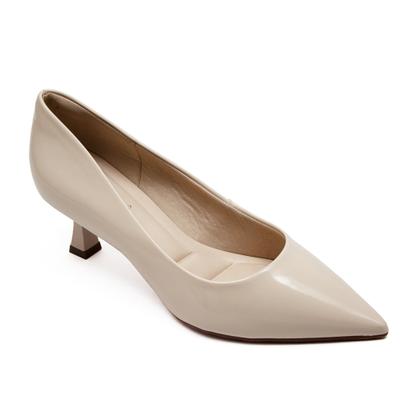 Imagem de Sapato Bebecê Scarpin Verniz Social Salto Fino Básico Macio T3814-189