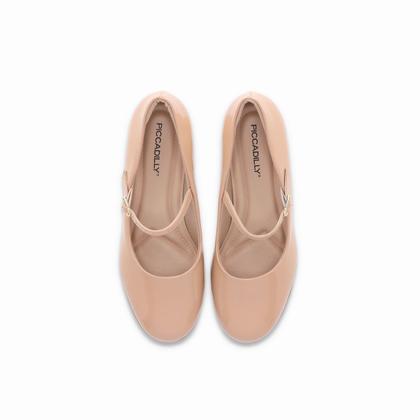 Imagem de Sapato Boneca Jaqueline Salto Baixo Nude Claro