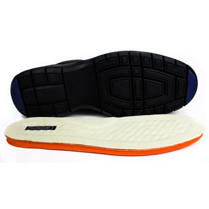 Imagem de Sapato Casual Conforto Couro Floater Preto 3040