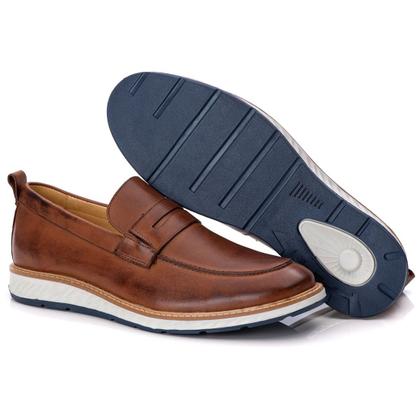 Imagem de Sapato Casual Masculino Iate Slip On Loafer Elite Couro