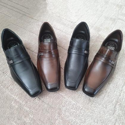 Imagem de Sapato com Salto Interno Jota Pe Marrom 79503