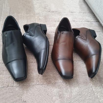 Imagem de Sapato com Salto Interno Jota Pe Preto + Cinto 79510