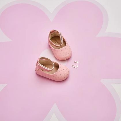 Imagem de Sapato de Bebê Menina Nina Strass Rosa - Vem Com Mimo Pampili