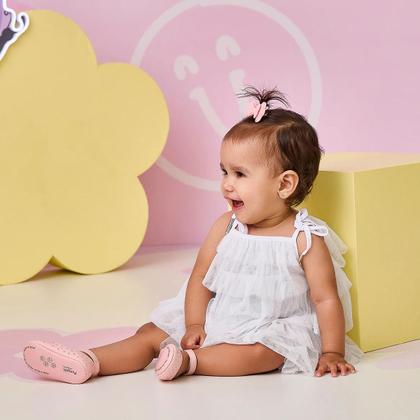 Imagem de Sapato de Bebê Menina Nina Strass Rosa - Vem Com Mimo Pampili