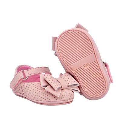 Sapato de Bebe Sapatilha Laço Salomé Infantil Menina RN Manozinhos Baby Ref.0039-14 Imagem de Sapato de Bebe Sapatilha Laço Salomé Infantil Menina RN Manozinhos Baby Ref.0039-14