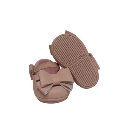 Sapato de Bebe Sapatilha Laço Salomé Infantil Menina RN Manozinhos Baby Ref.0039-14 Imagem de Sapato de Bebe Sapatilha Laço Salomé Infantil Menina RN Manozinhos Baby Ref.0039-14