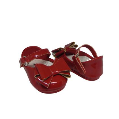Sapato de Bebe Sapatilha Laço Salomé Infantil Menina RN Manozinhos Baby Ref.0039-14 Imagem de Sapato de Bebe Sapatilha Laço Salomé Infantil Menina RN Manozinhos Baby Ref.0039-14