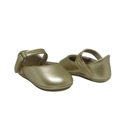 Imagem de Sapato de Bebe Sapatilha Salomé Casual Batizado Infantil Menina RN Maninhos Baby