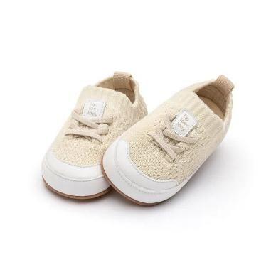 Imagem de Sapato de Bebê  - Tênis Nascer Easy Areia Knit / White - Tip Toey Joey