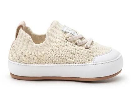 Imagem de Sapato de Bebê  - Tênis Nascer Easy Areia Knit / White - Tip Toey Joey