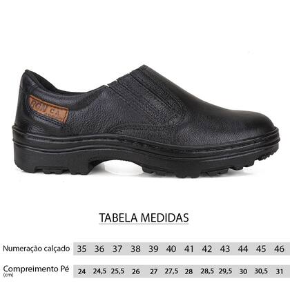 Imagem de Sapato De Segurança Epi Conforto Original Biqueira PVC