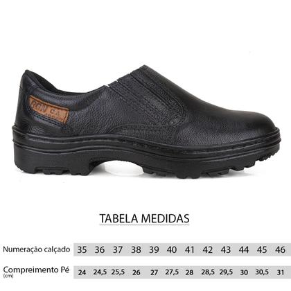 Sapato De Segurança Epi Conforto Original Biqueira PVC RGN