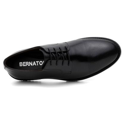 Imagem de Sapato Derby Masculino Liso Com Cadarço Sola Macia e Leve Para Trabalho