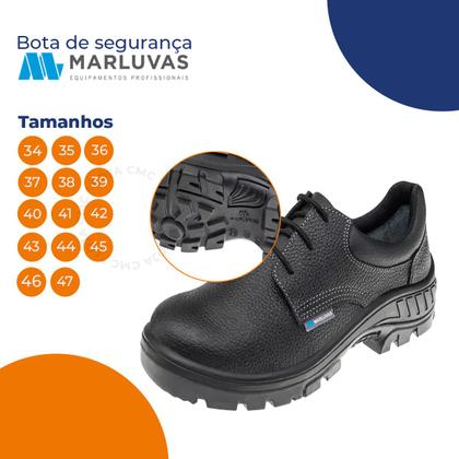 Imagem de Sapato Epi Cadarço Marluvas 95s29 Bico Pvc Serviço Geral Ca